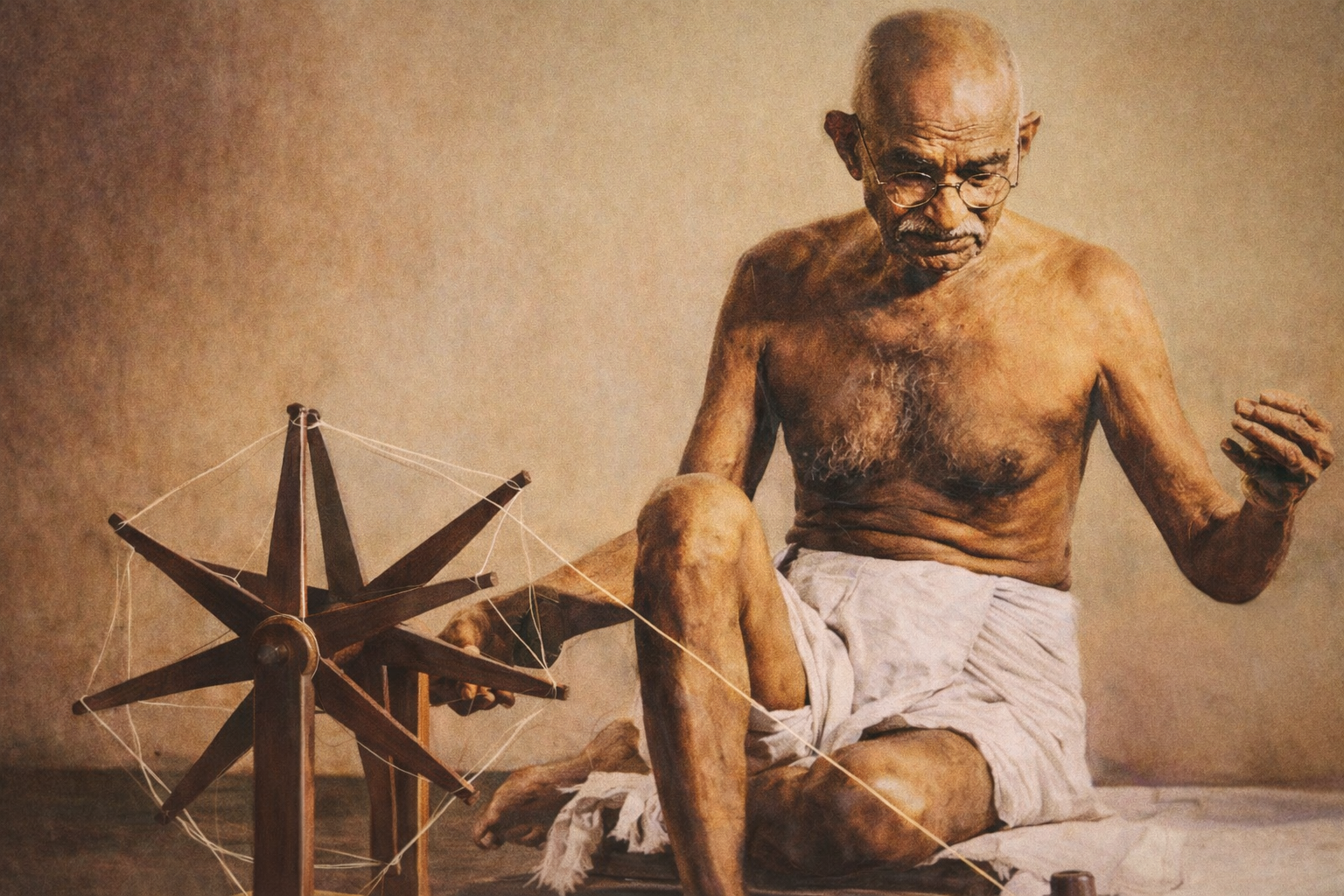 Mahatma Gandhi - The inspiration behind Khadi movement